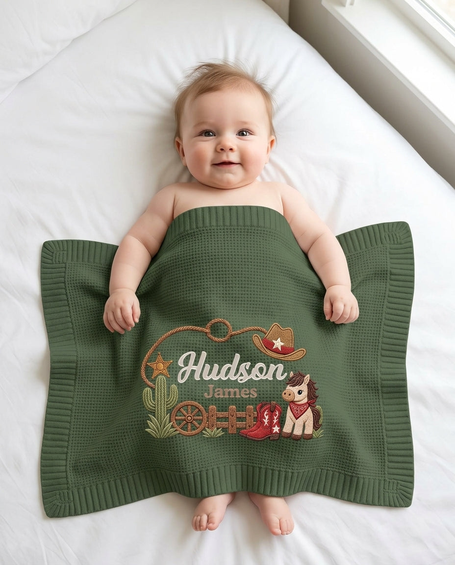 Cow Baby Cotton Blanket