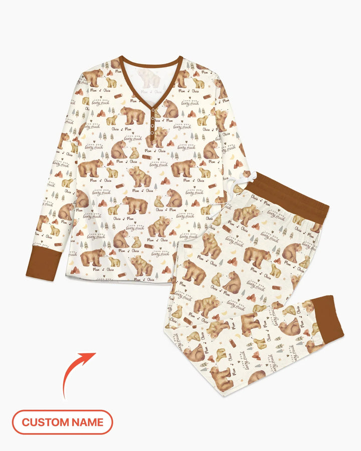 Love You Beary Much Bamboo Women Pajama Set