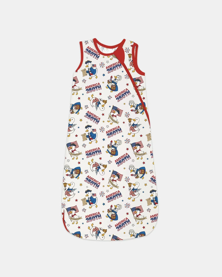 Patriotic Goose Celebrating 250 Years Bamboo Sleep Bag