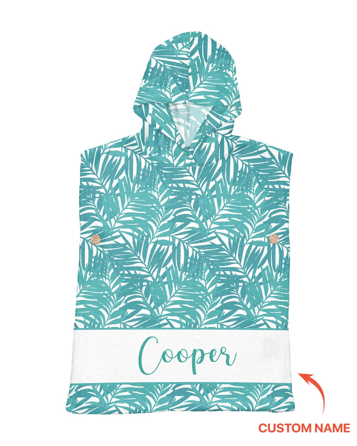 Custom Photo Print Dog Bamboo Swim Poncho
