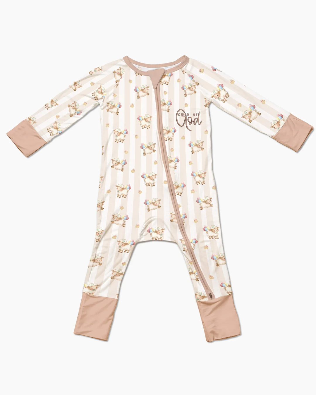 Child Of God Embroidered Baby Bamboo Convertible Zippy