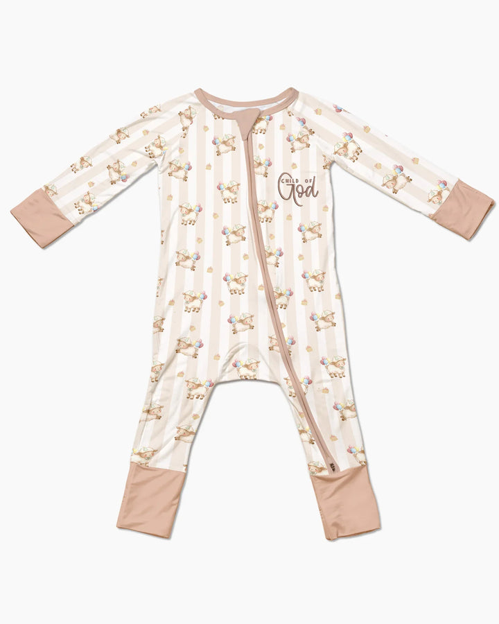 Child Of God Embroidered Baby Bamboo Convertible Zippy