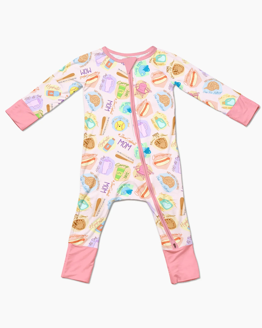 SoftBall Mom Saves The Days Bamboo Convertible Zippy