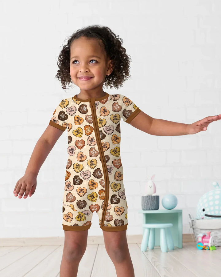Black Month History Family Matching Bamboo Shorty Zippy