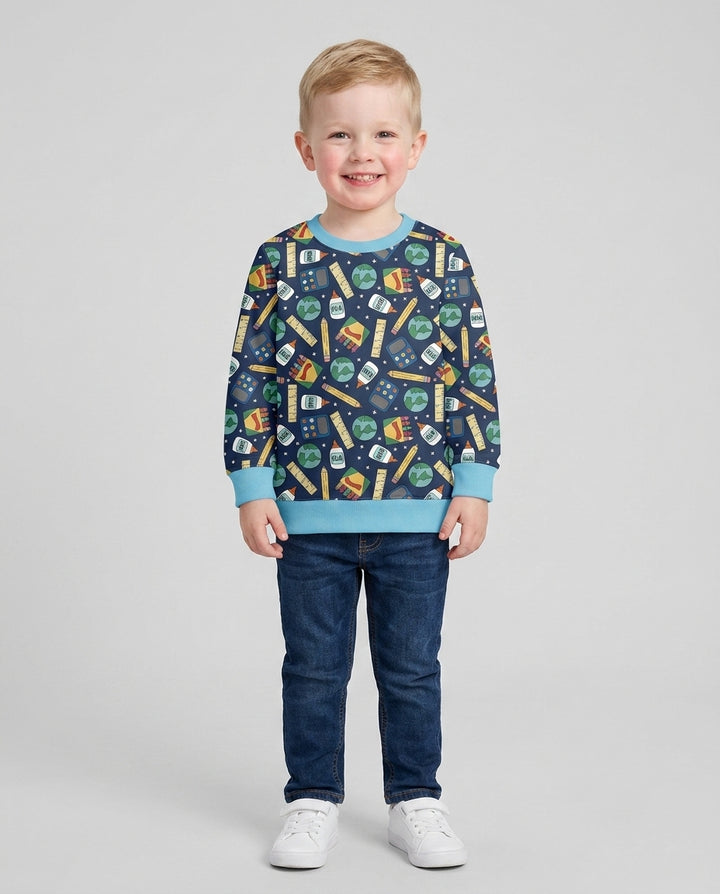 School Supply Bamboo Crewneck Sweatshirt