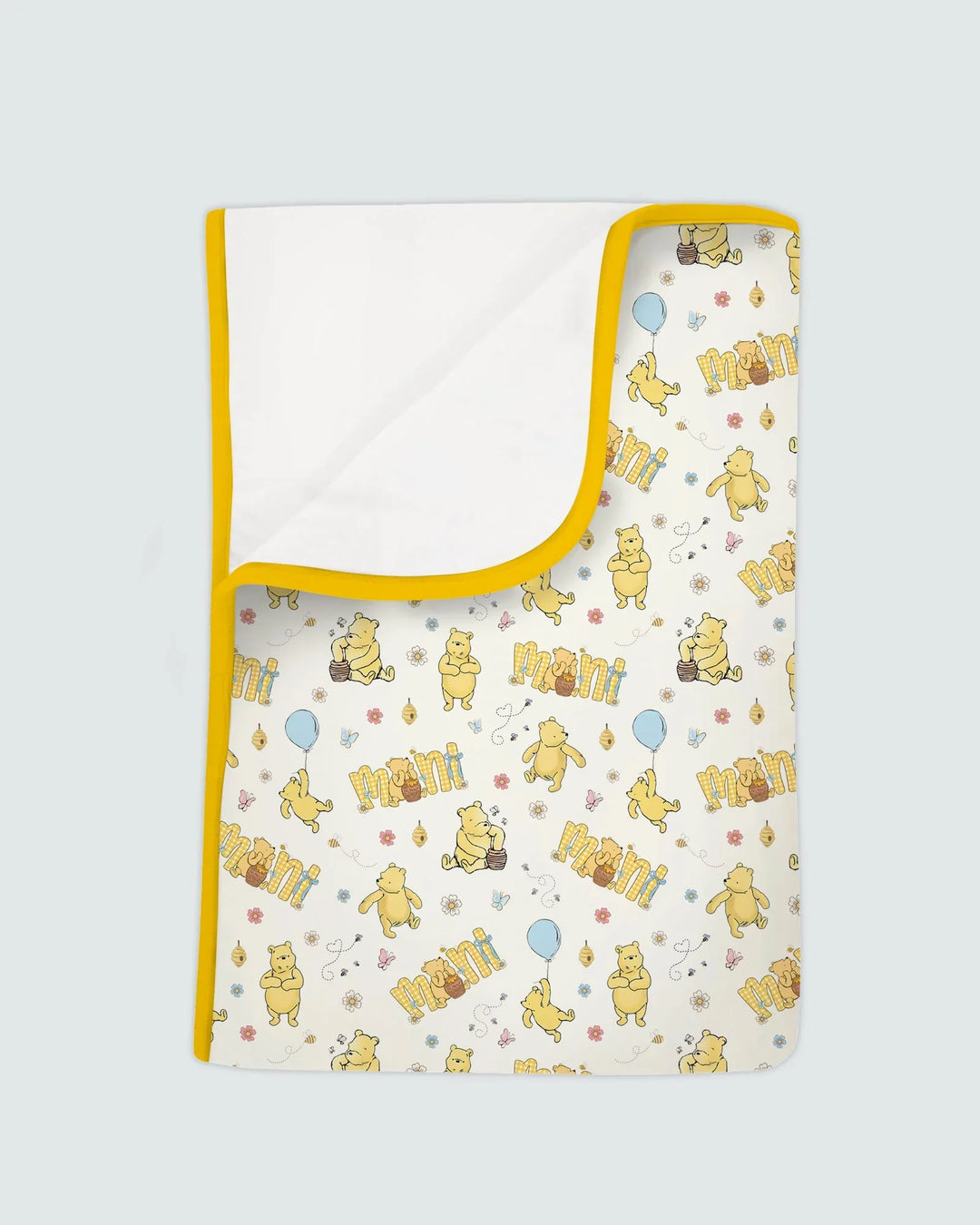 Mama & Mini Honey Bear Bamboo Blanket