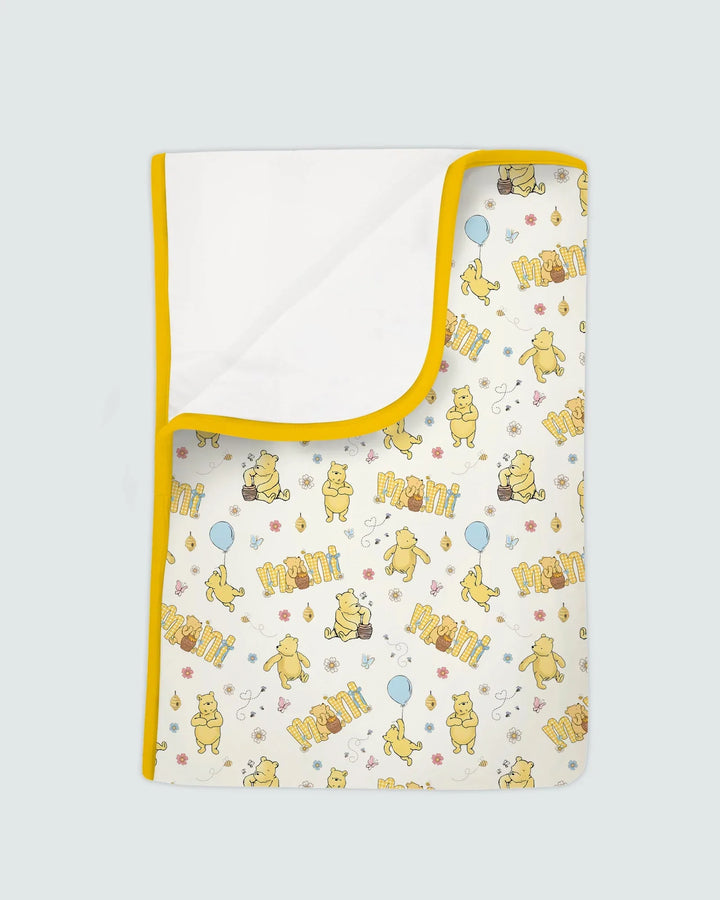 Mama & Mini Honey Bear Bamboo Blanket
