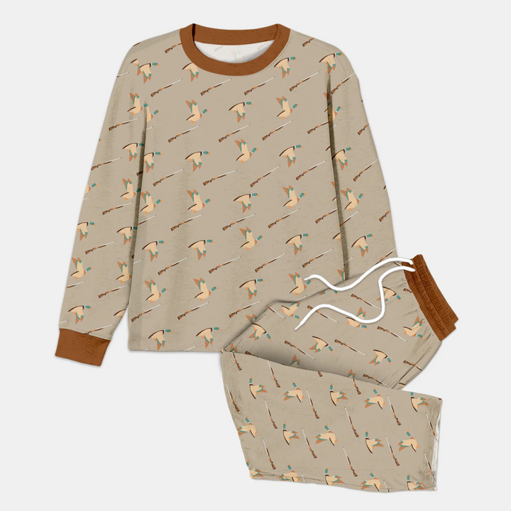 Lil Duck Hunter Bamboo Men's Pajama Set
