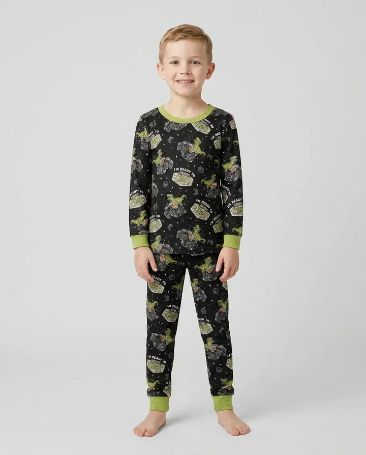 I'm Ready to Crush Bamboo Two Piece Long Sleeve Pajama Set