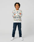 Enchanted Happy Kitty Family Matching Bamboo Crewneck Sweatshirt
