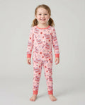 Little Miss Firecracker 4th July Bamboo Two Piece Long Sleeve Pajama Set