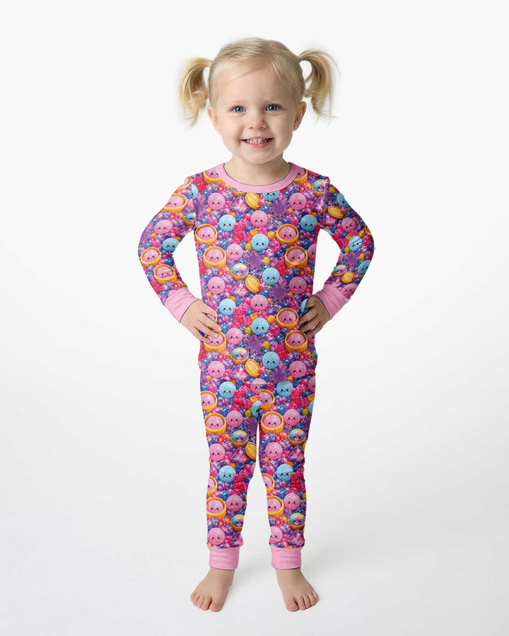 Template Bamboo Two Piece Long Sleeve Pyjamas Set