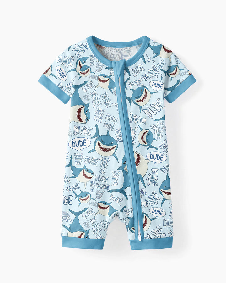 Dude Shark Bamboo Shorty Zippy