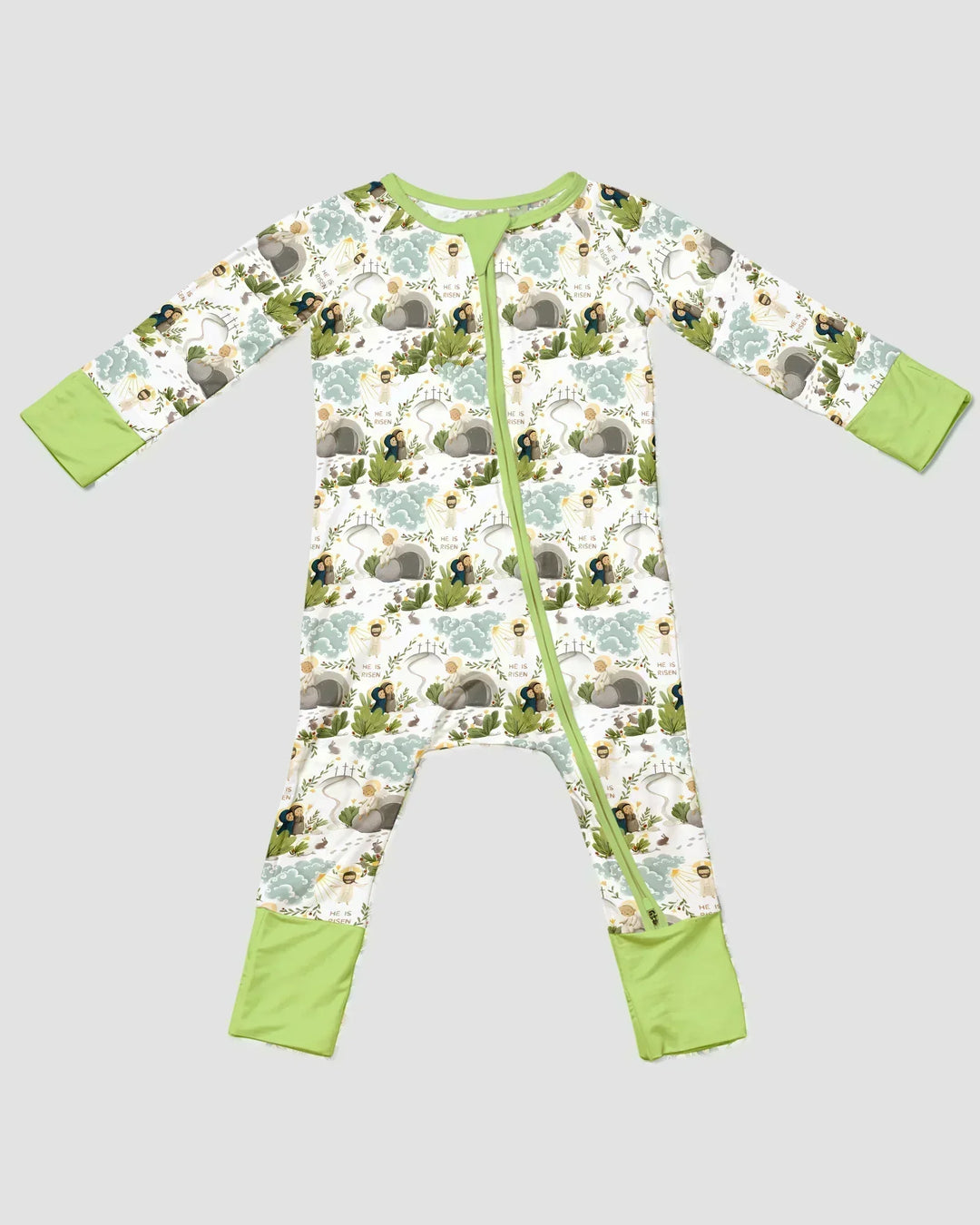 Matthew 28:1–8 He Is Risen Bamboo Convertible Zippy