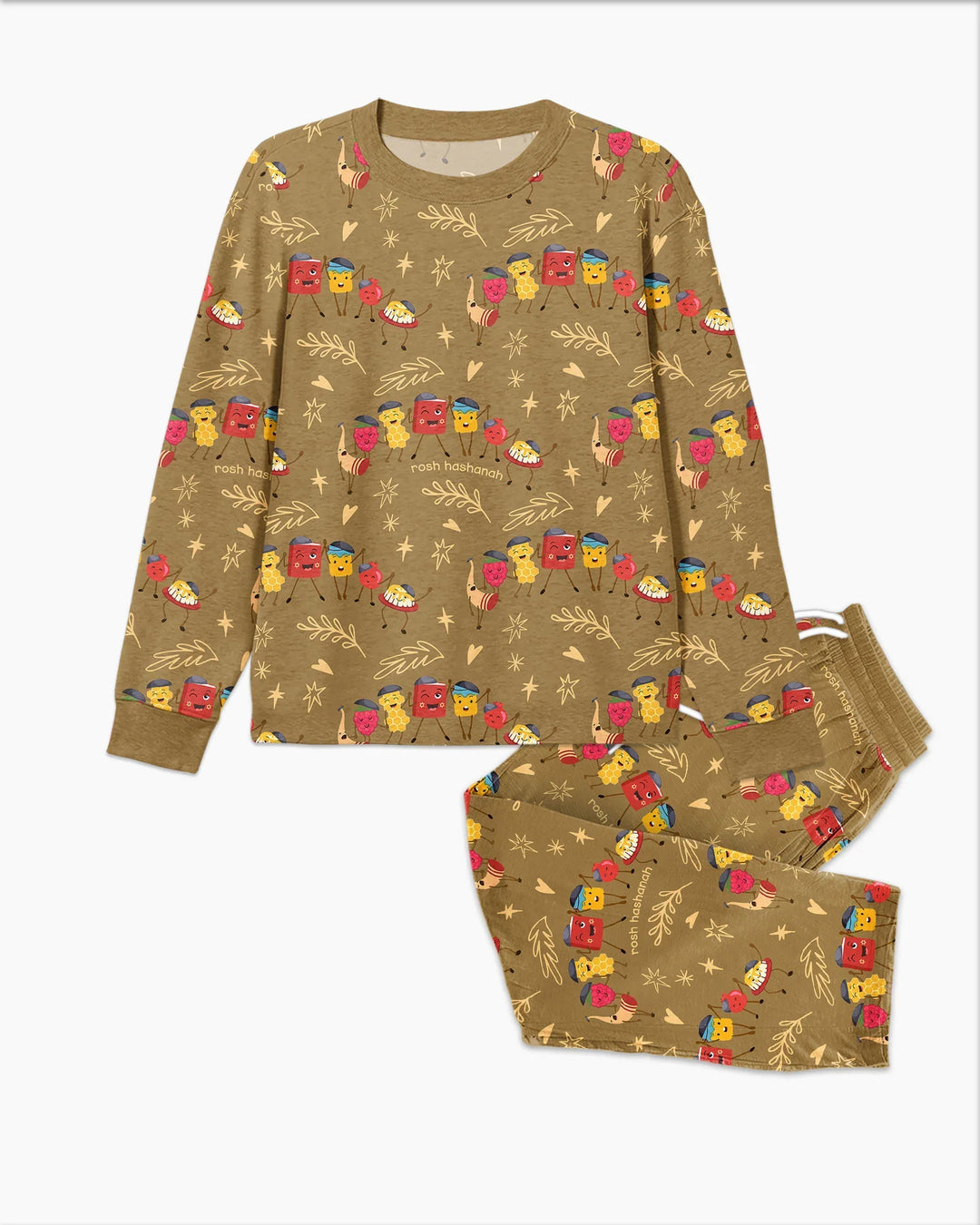 Let's Celebrate Rosh Hashanah Bamboo Men's Pajama Set