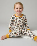 Born to Ride Together Family Matching Bamboo Two Piece Long Sleeve Pajama Set