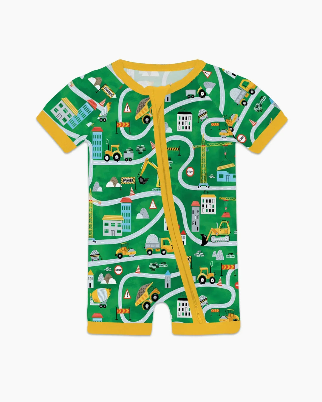 Little Builder Construction Zone Bamboo Shorty Zippy