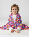 Rainbow Glitter Dumplings Bamboo Blanket