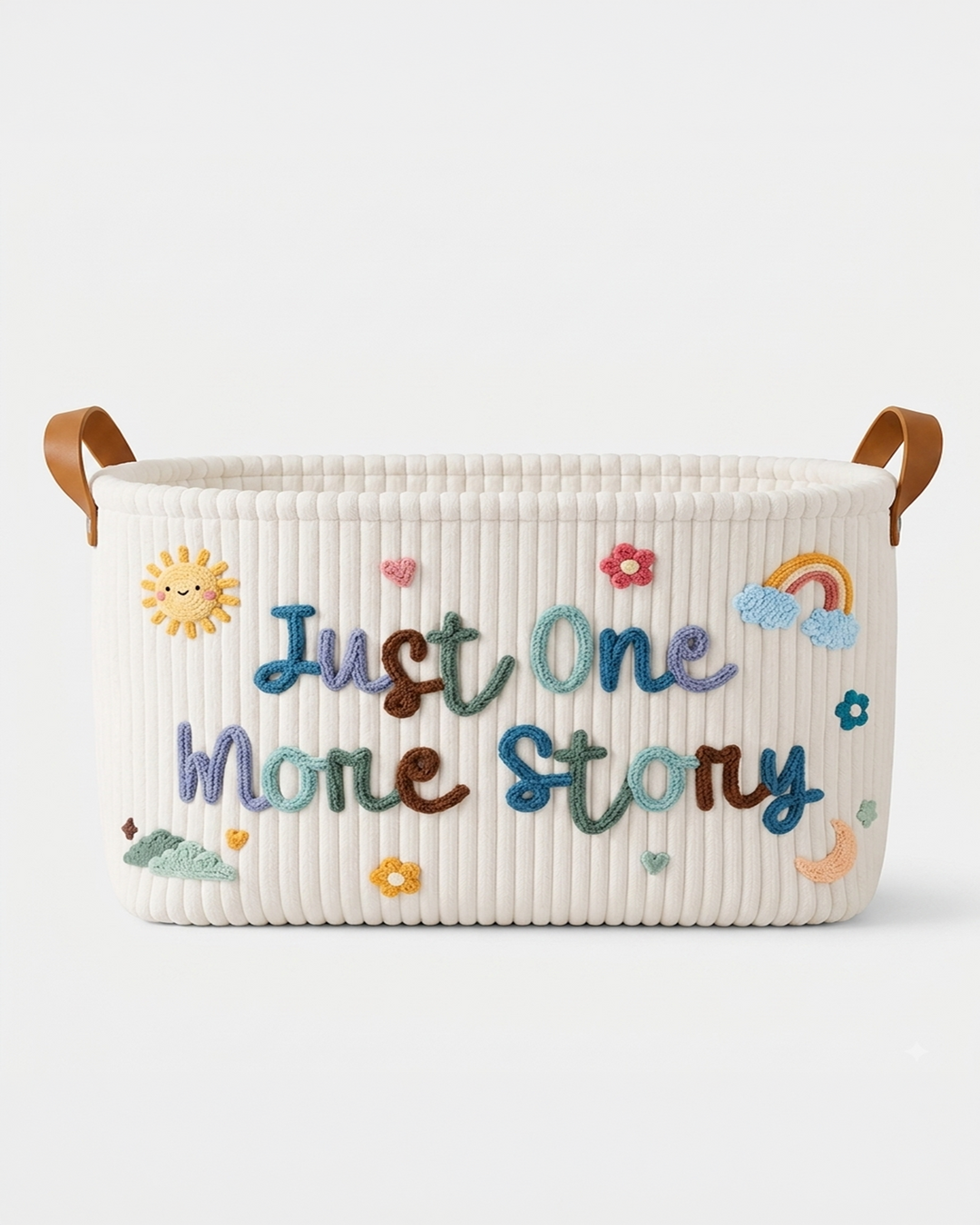 Just One More Story Shower Basket