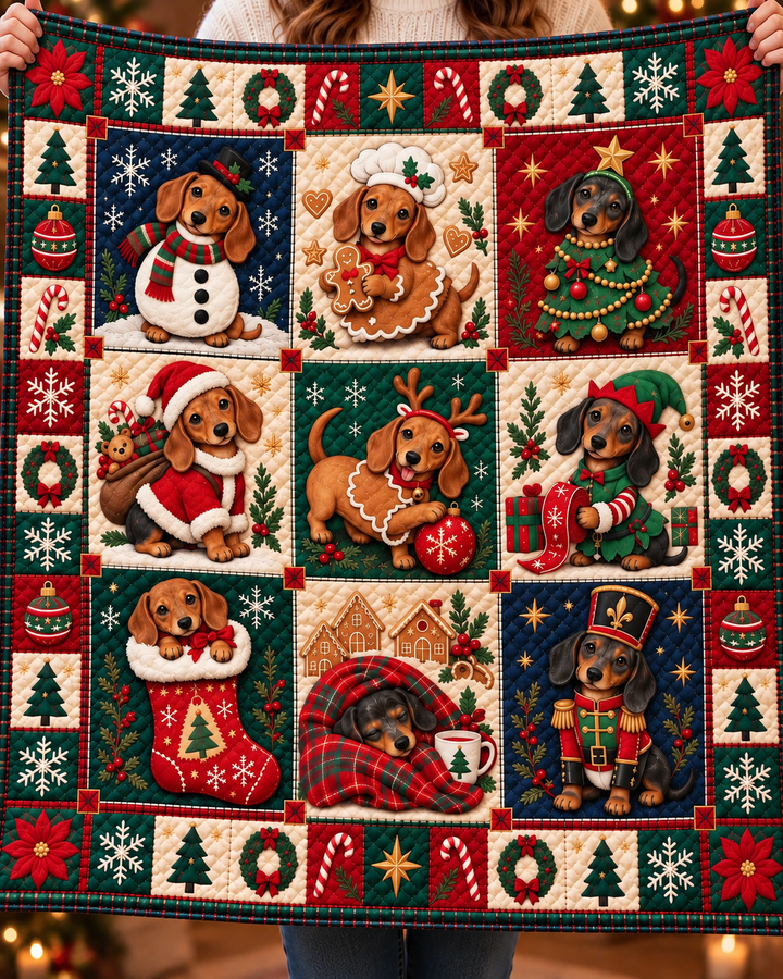 Patchwork Holiday Bamboo Blanket