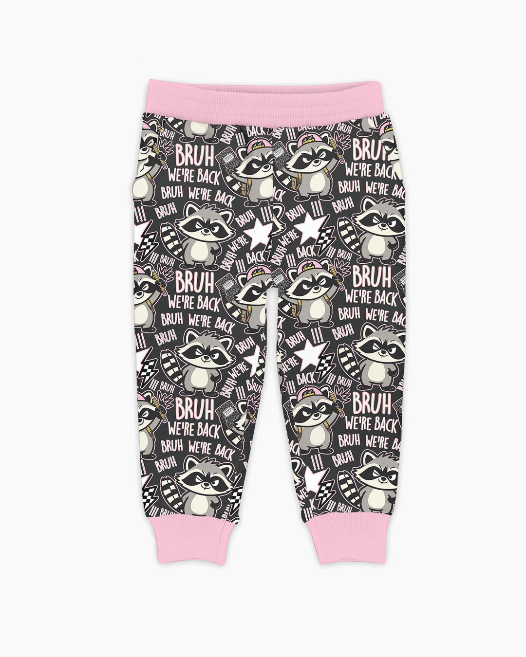 Bruh We're Back Raccoon Bamboo Jogger
