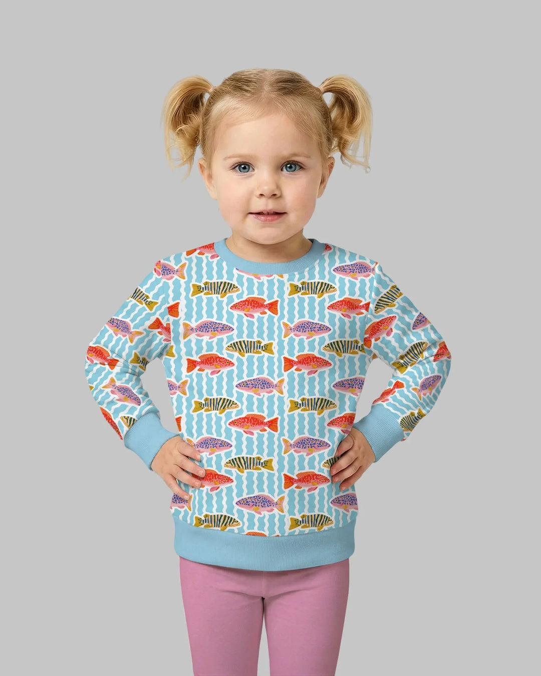 Preppy Fish Crew Bamboo Crewneck Sweatshirt