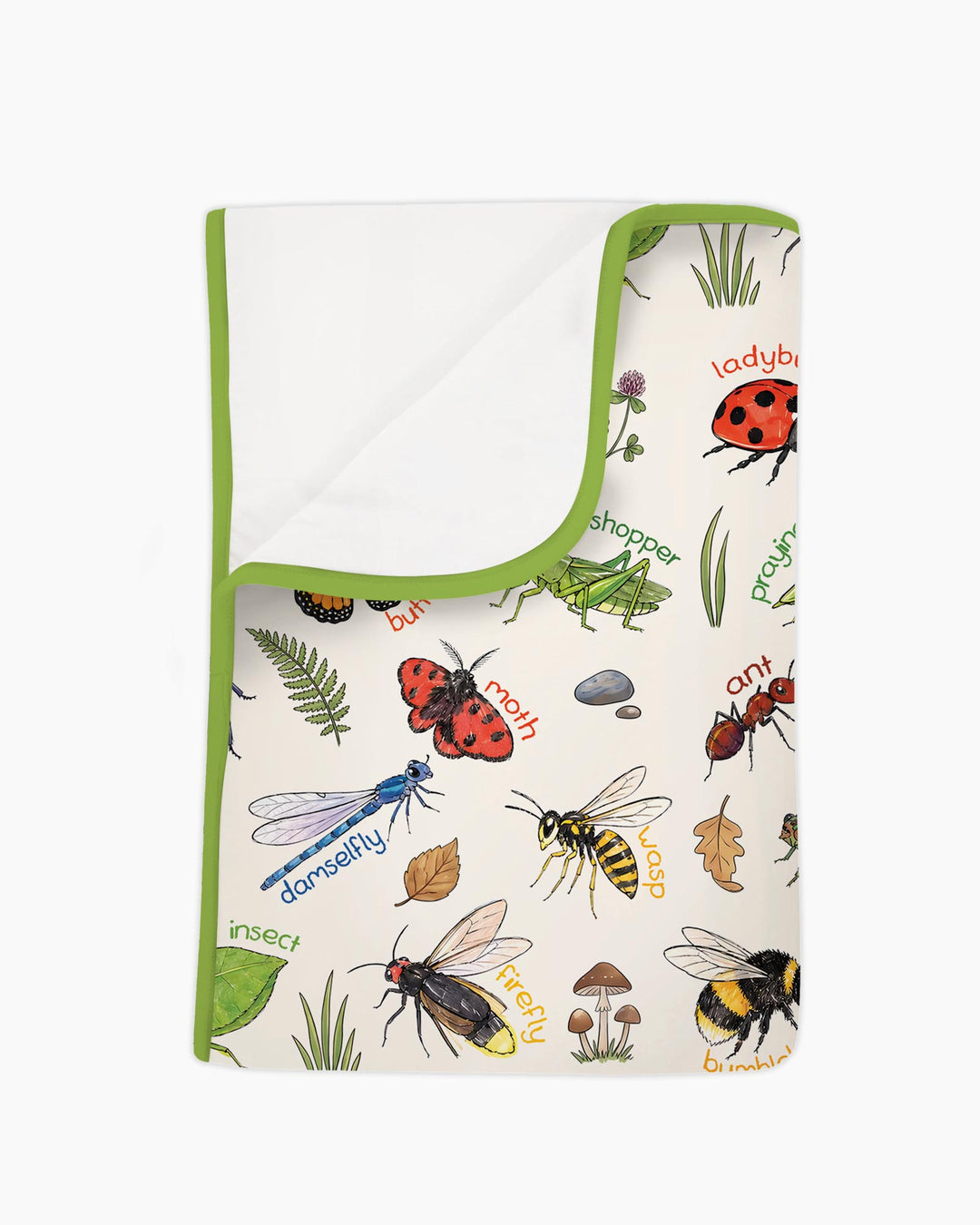 Bug Learning Bamboo Blanket
