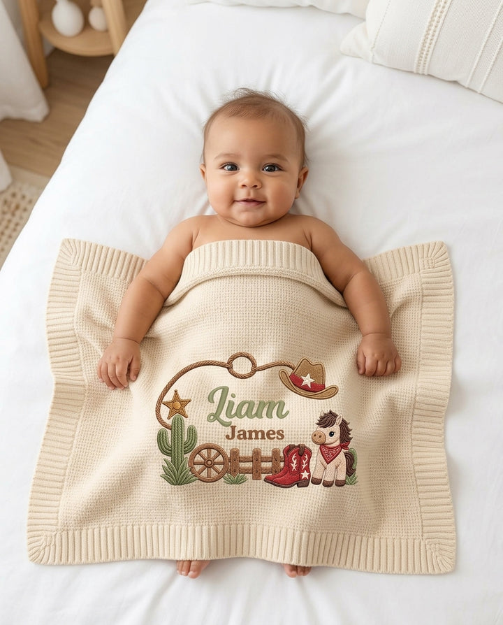 Cow Baby Cotton Blanket