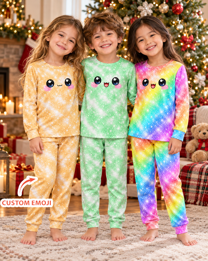 Cute Dumplings Emoji Gift For Squishy Hunter Bamboo Two Piece Long Sleeve Pajama Set