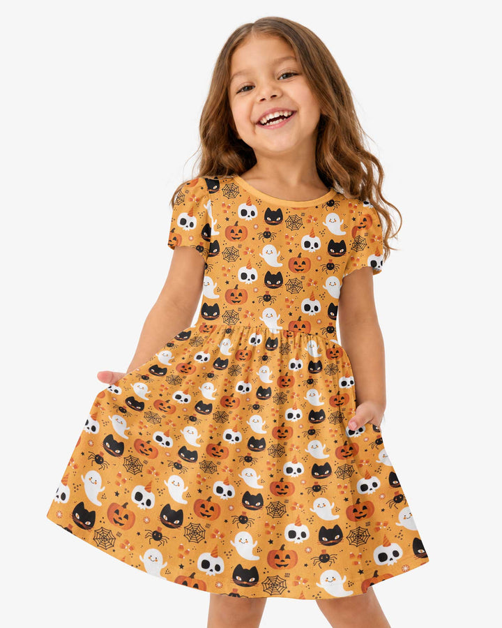 Halloween Party Bamboo Twirl Dress