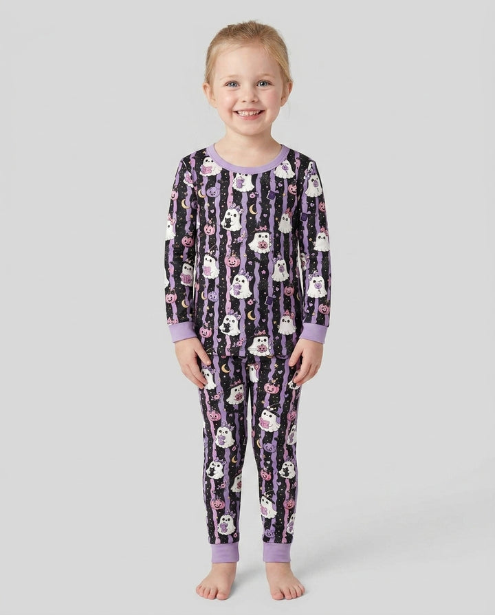 Template Bamboo Two Piece Long Sleeve Pyjamas Set