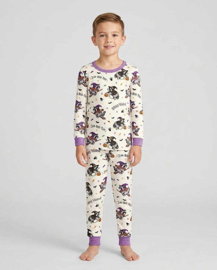 Amazing Jimboothy Bamboo Two Piece Long Sleeve Pajama Set