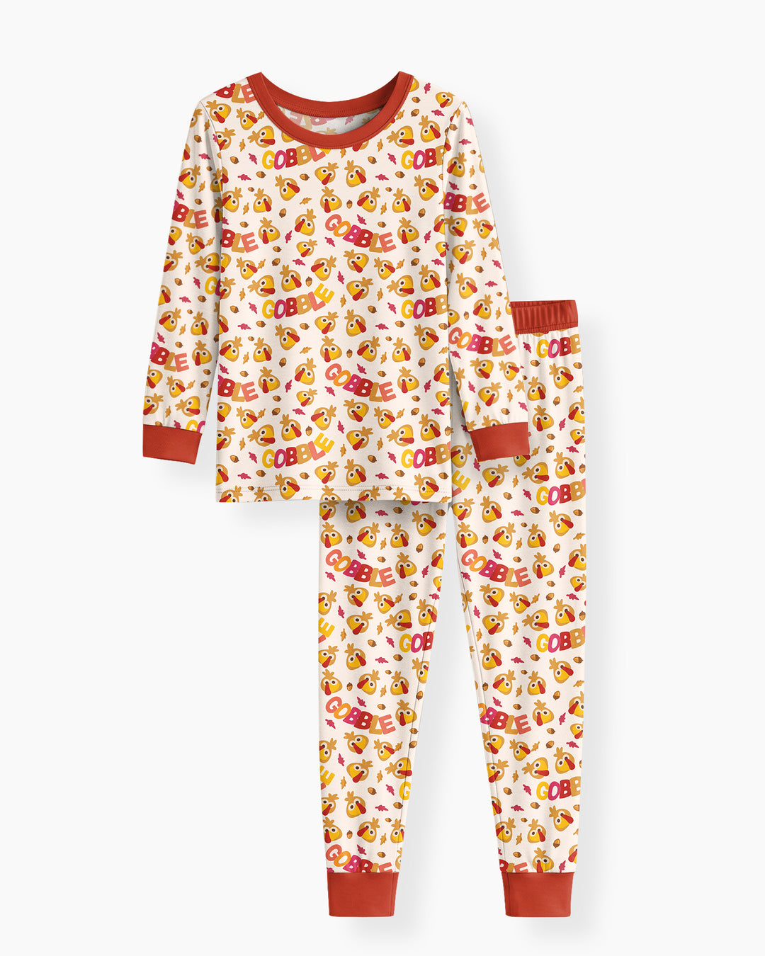 Gobble Gobble Bamboo Two Piece Long Sleeve Pajama Set