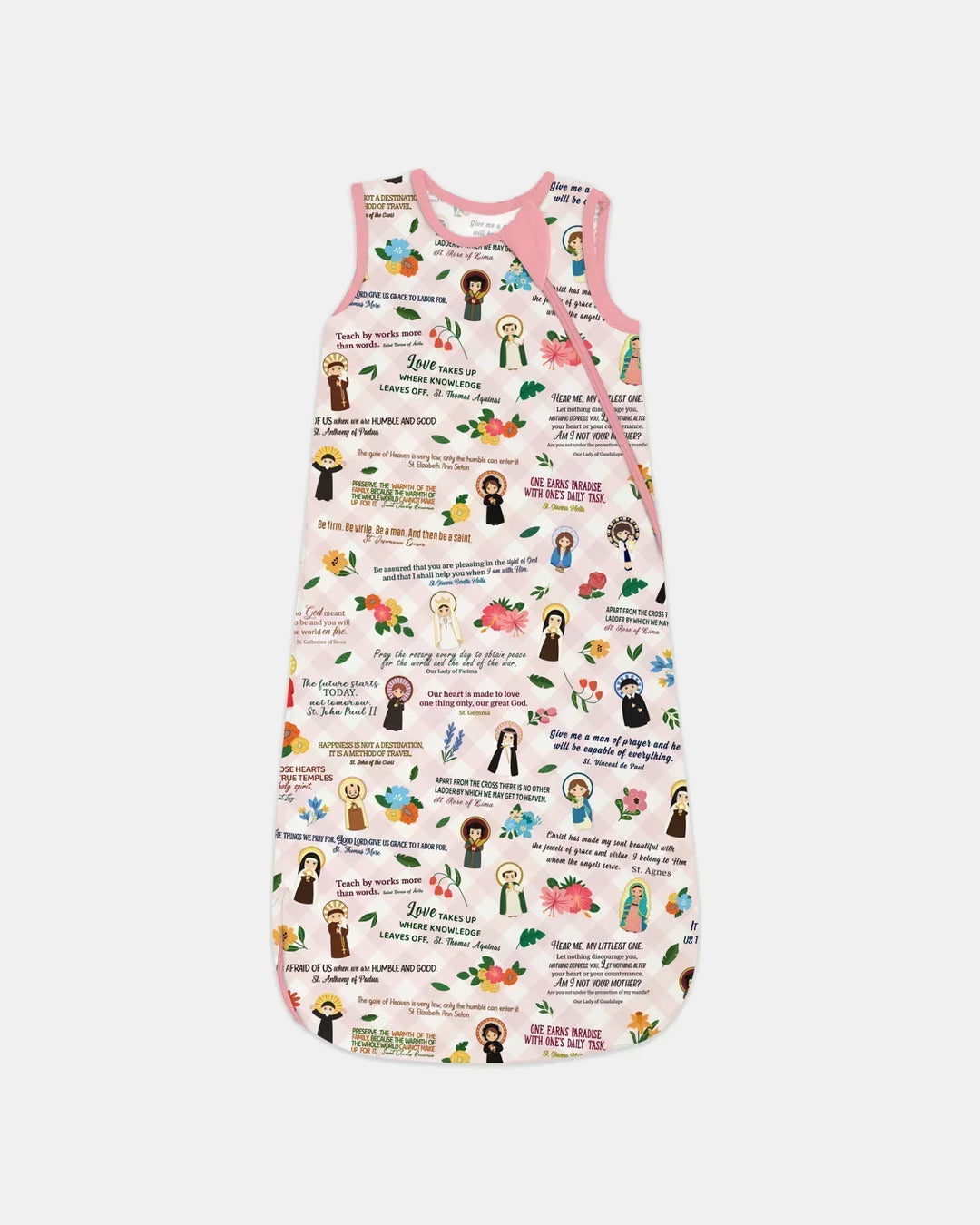 Catholic Saint Quotes Bamboo Sleep Bag