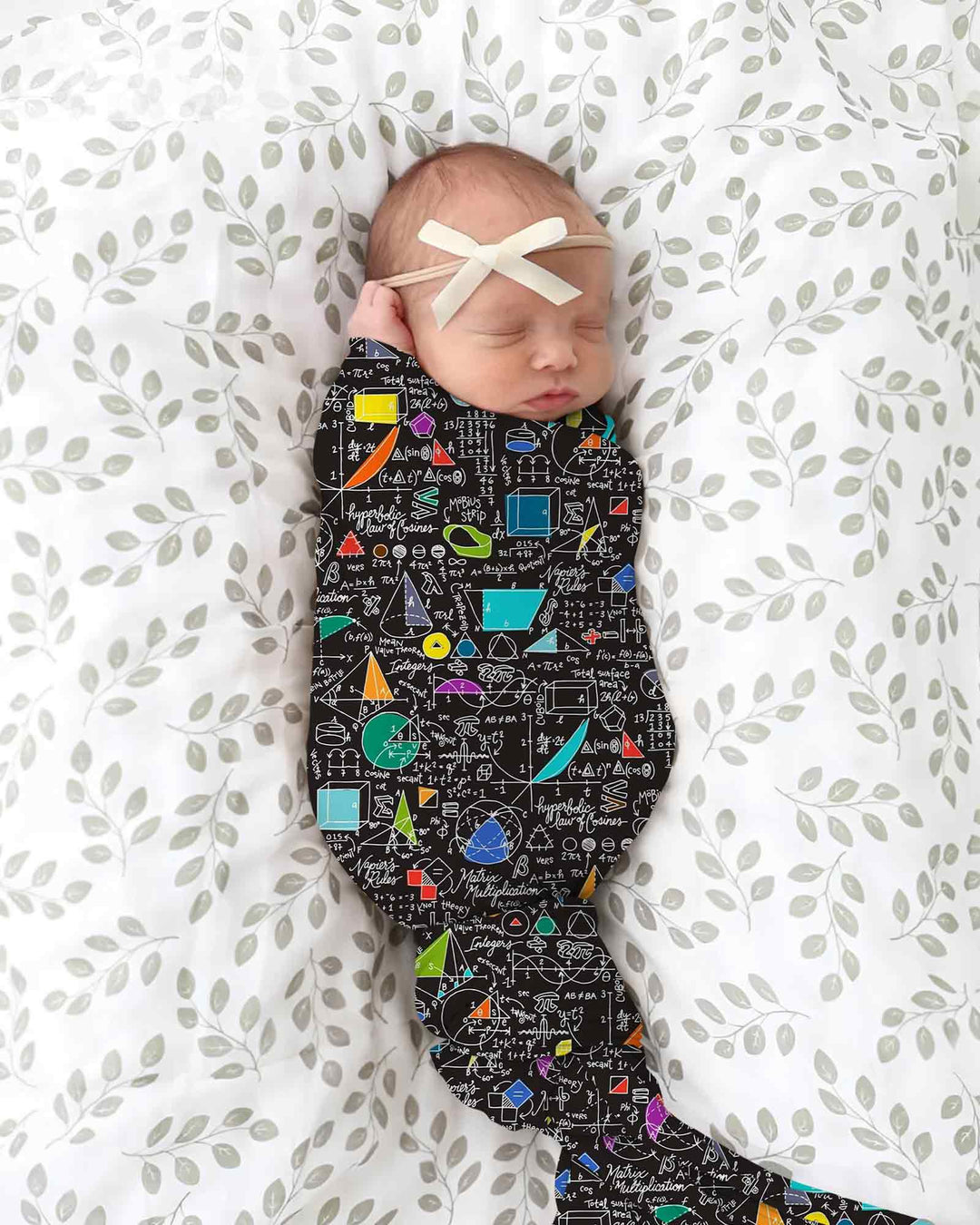 STEM Sketchbook swaddle blanket
