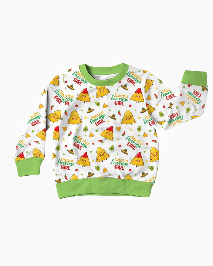 Lil Nacho Average Kid Bamboo Crewneck Sweatshirt