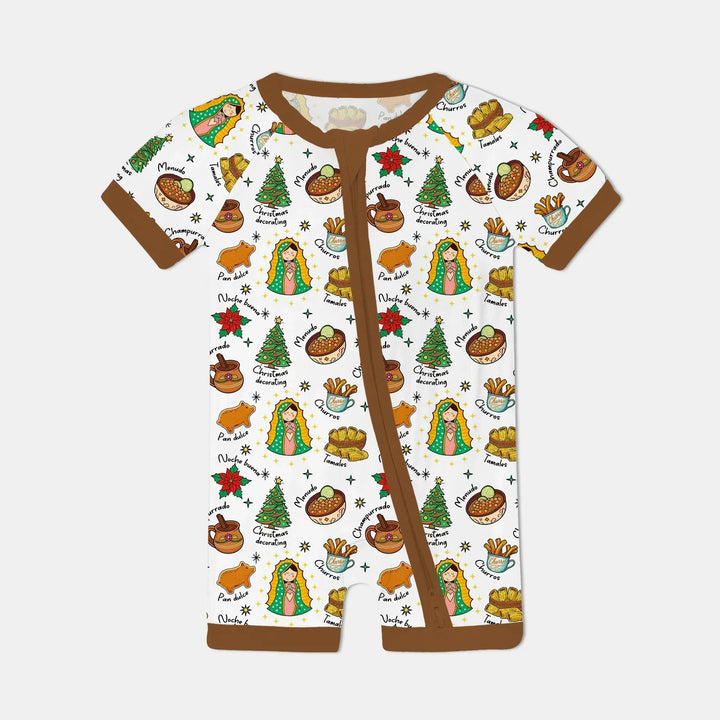 Abuelita and Pan Dulce Season Bamboo Shorty Zippy