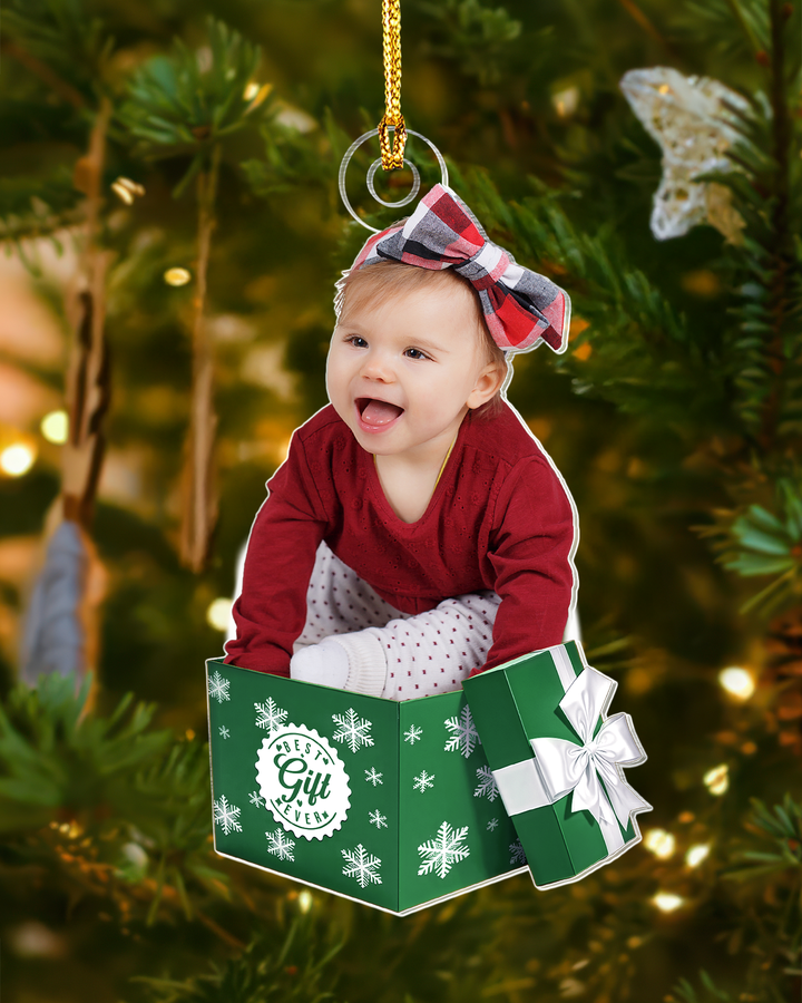 Best Gift Ever- Photo Upload Acrylic Ornament
