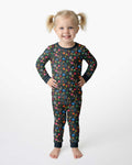 Holiday Ditsy Bamboo Two Piece Long Sleeve Pajama Set