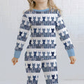 Midnight Feline Bamboo Two Piece Long Sleeve Pajama Set