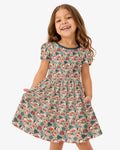 Christmas Ornaments Bamboo Twirl Dress