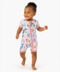 Cute Ocean Animals Bamboo Shorty Zippy
