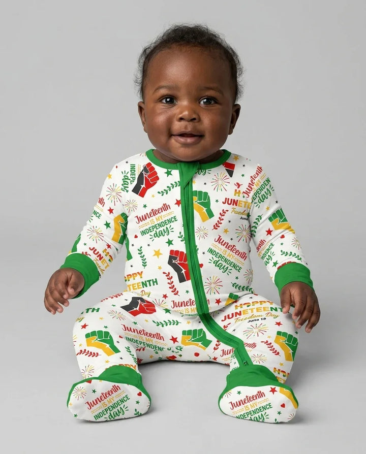 Happy Juneteenth Freedom Day Bamboo Convertible Zippy