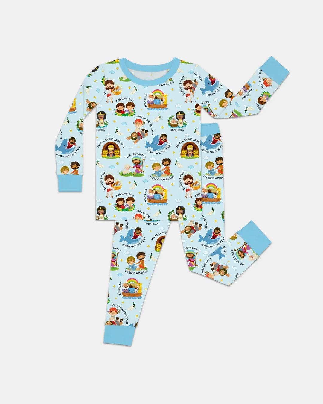 Bible Stories Bamboo Two Piece Long Sleeve Pajama Set