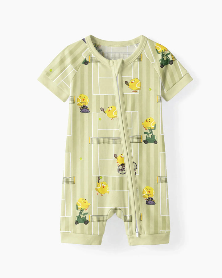 Tennis Bamboo Shorty Zippy