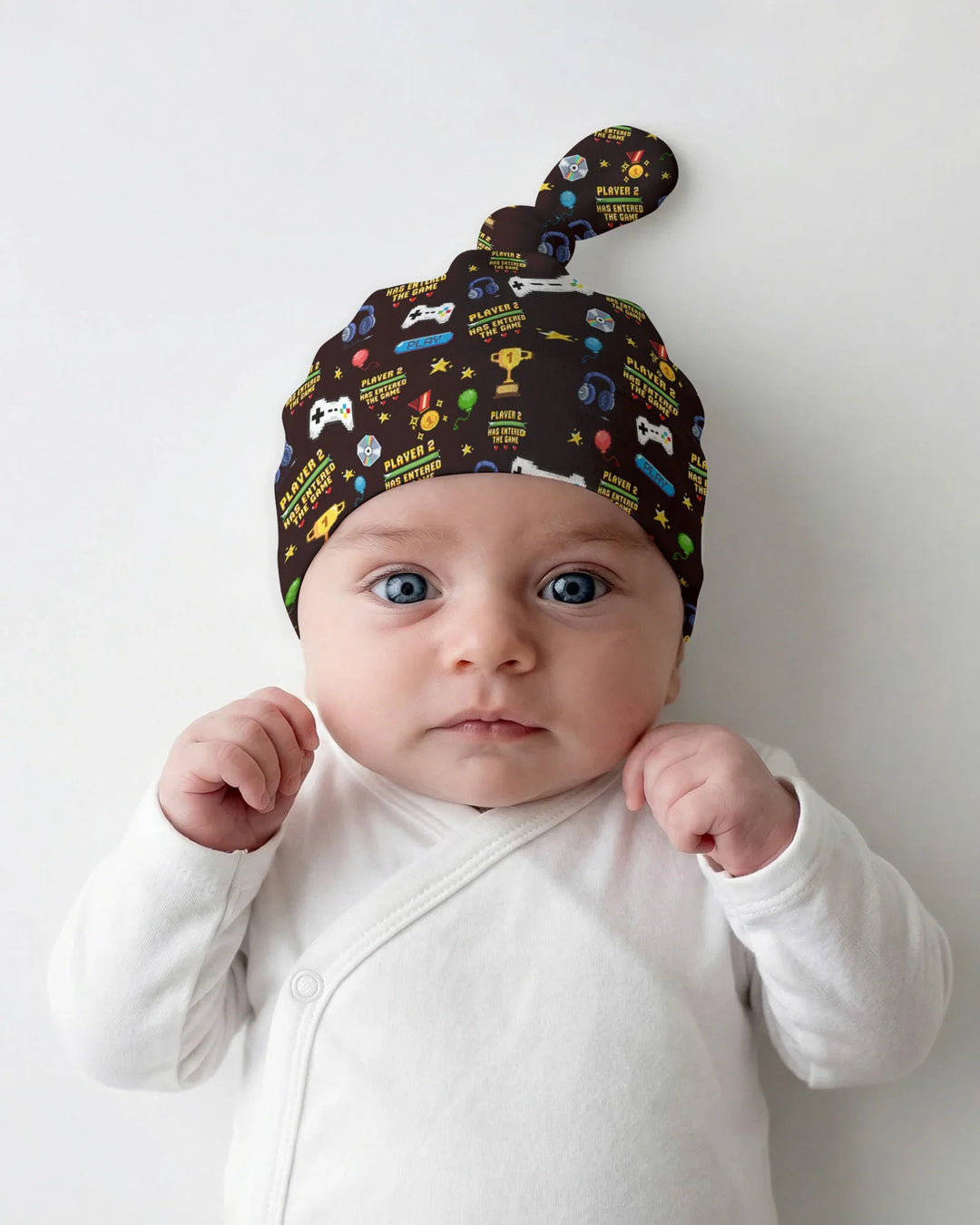 Leveled Up Daddy & Me Matching Bamboo Knotted Hat