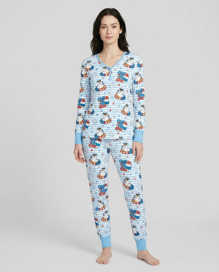Chill the Fourth Out Bamboo Women Pajama Set