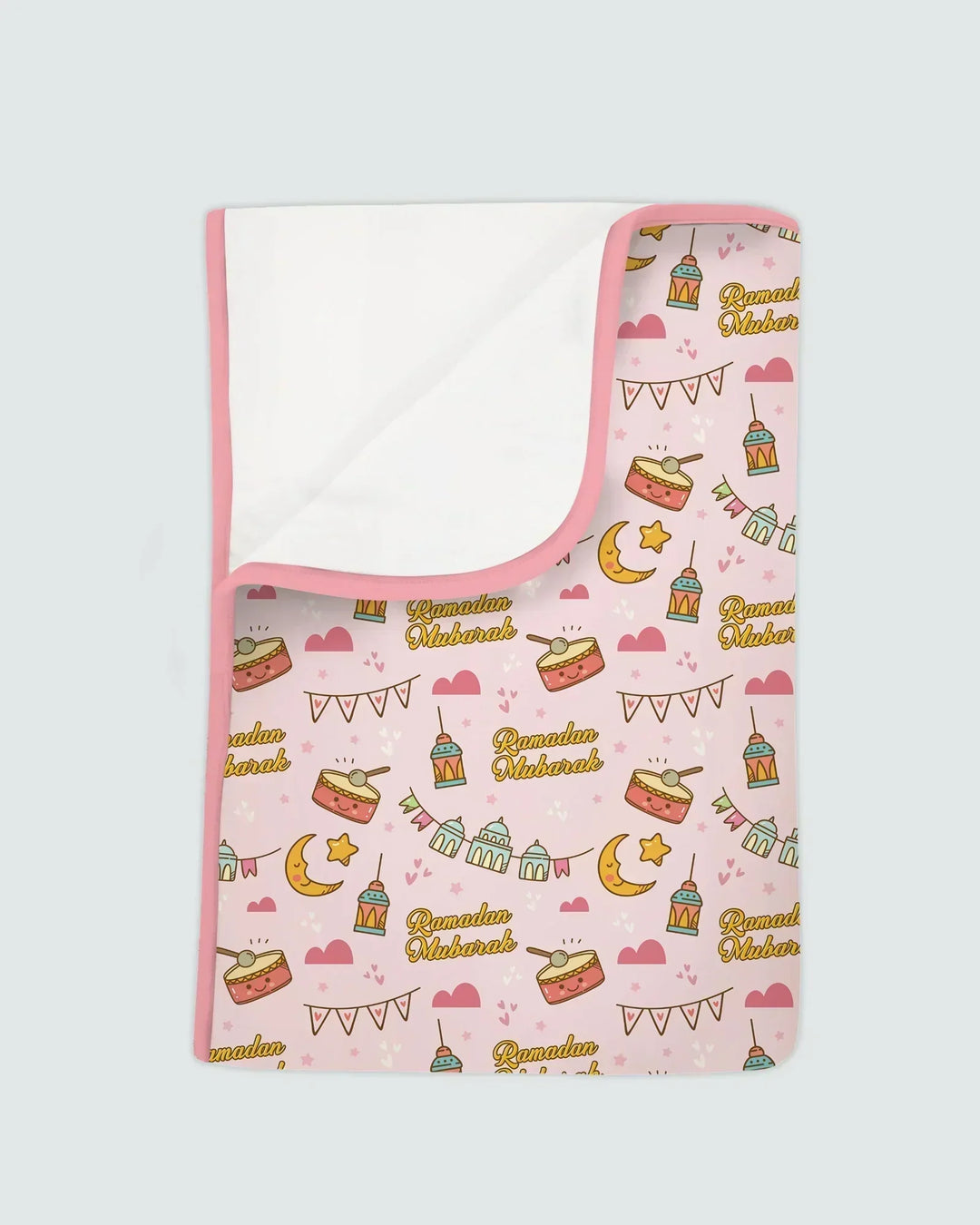 Ramadan Mubarak Bamboo Blanket