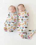 Purrfect Treats swaddle blanket