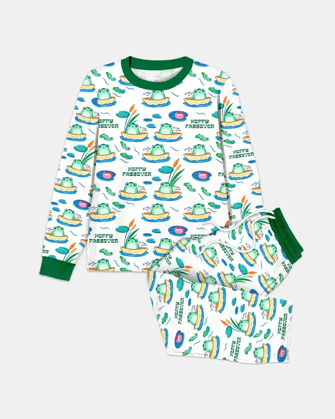 Hoppy Passover Family Matching Bamboo Men's Pajama Set